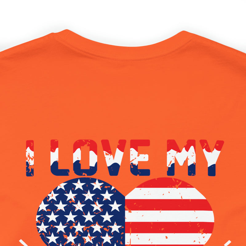 Family Pride: I Love My Army National Guard Cousin - Military Design T-Shirt Celebrating Support