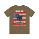 Remembering Sacrifice, Honoring Service: Military T-Shirt with Inspiring Design