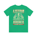 Blank Check for Freedom: Military Design T-Shirt Honoring the Sacrifice of Veterans