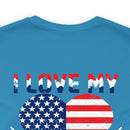 Family Pride: I Love My Army National Guard Cousin - Military Design T-Shirt Celebrating Support