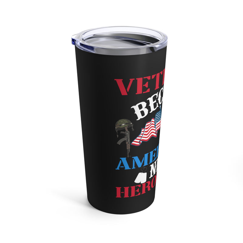 Heroes Among Us: Pay Tribute to Veterans with our 20oz Military Design Tumbler