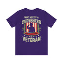 Grandpa, My Superhero: Military Design T-Shirt Celebrating the Veteran Legacy