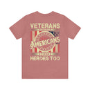 Veterans: American Heroes - Military Design T-Shirt for Patriotism and Appreciation
