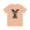 Remembering Their Sacrifice: Military T-Shirt with 'Honor Our Heroes, Remember Their Sacrifice' Design