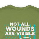 Not All Wounds Are Visible: PTSD T-Shirt T-Shirt Unveiling Hidden Battles