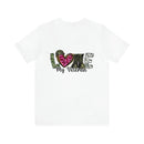 Love My Veteran: Military Design T-Shirt - A Heartfelt Tribute to Service and Sacrifice