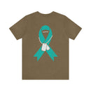 Veteran PTSD Awareness Teal Ribbon Design T-Shirt