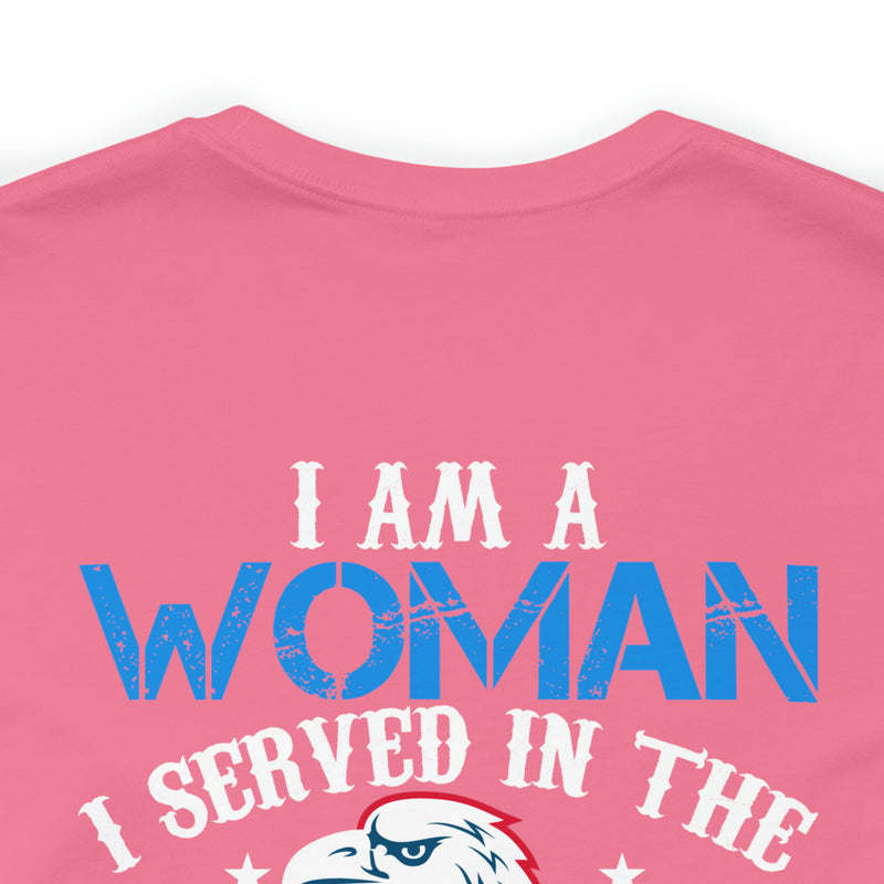 Proud Woman Veteran: Military Design T-Shirt - Breaking Barriers, Honoring Service