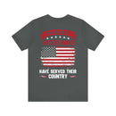 America's Veterans: Honoring Those Who Served with Military Design T-Shirt