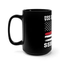 USS Kentucky SSBN 737 15oz Military Design Black Mug - Saluting Submarine Excellence!