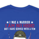 Warrior's Resolve: Military Design T-Shirt - 'I Was a Warrior, Not a Hero, But Served with a Few - Defeat is Not an Option, Quitting is Never an Option - Proud Veteran of the One Percent, Guardians of our Nation's Freedom