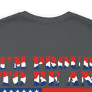 Proud to Be an American: Military Design T-Shirt Celebrating Patriotism