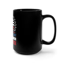 Remembering Service: 15oz Military Design Black Mug for Veterans Day
