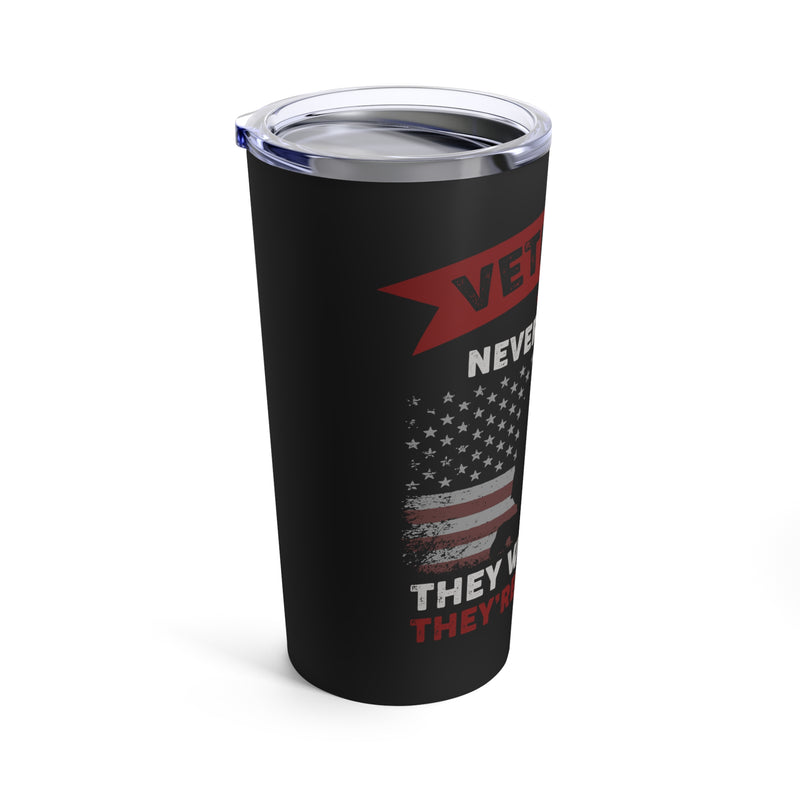 Eternal Guardians Tumbler: 20oz Military Design for Veterans, Always Prepared When Duty Calls