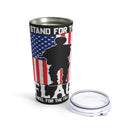 Patriotic Tribute: Military Design Tumbler - 20oz