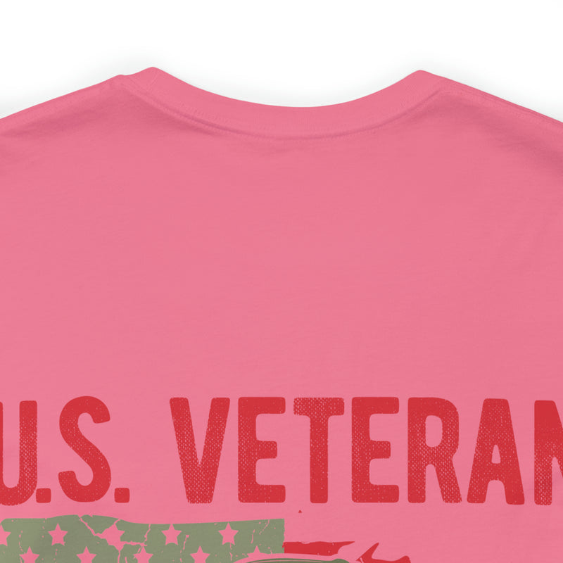 U.S. Veteran: Military Design T-Shirt - I Walked the Walk, Defending Our Nation