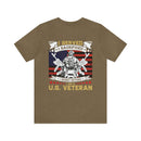 U.S. Veteran Pride Military Design T-Shirt - 'I Served, I Sacrificed, I Regret Nothing'