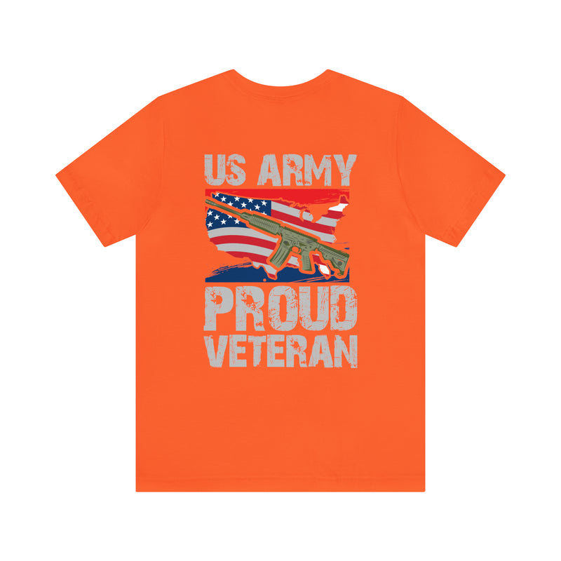 US Army Proud Veteran Military Design T-Shirt: Honor Your Service in Style