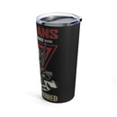 Veterans Never Go Away - 20oz Black Military Design Tumbler