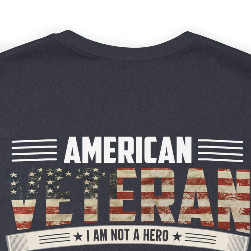 Walk of Honor: Military Design T-Shirt - Proud American Veteran, Standing Beside Heroes