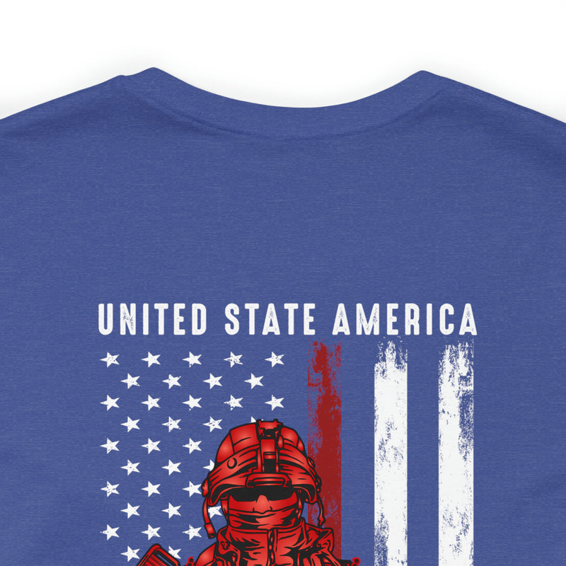 Honoring All Who Served: United States America Veteran's Day - Military Design T-Shirt