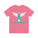 Spreading Wings of Awareness: PTSD Awareness Eagle Design Cotton T-Shirt