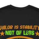 Soul of Valor: Military Design T-Shirt for Courageous Warriors
