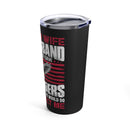 The Strength of a Veteran's Love: Embrace Courage and Devotion with our 20oz Military Design Tumbler