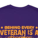 Unyielding Support: Military Design T-Shirt Celebrating Veteran Families