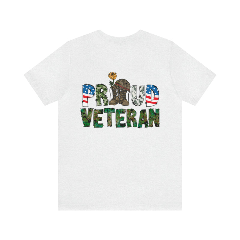 Proud Veteran: Military Design T-Shirt - Wear Your Service with Honor!