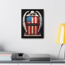 Guardian’s Grief” Framed Canvas