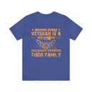 Unyielding Support: Military Design T-Shirt Celebrating Veteran Families