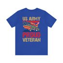 Proud US Army Veteran: Military Design T-Shirt Embodying Honor and Service
