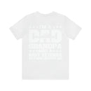 Fearless Family Man: Military Design T-Shirt - 'I'm a Dad, Grandpa, and a Navy Veteran - Nothing Scares Me