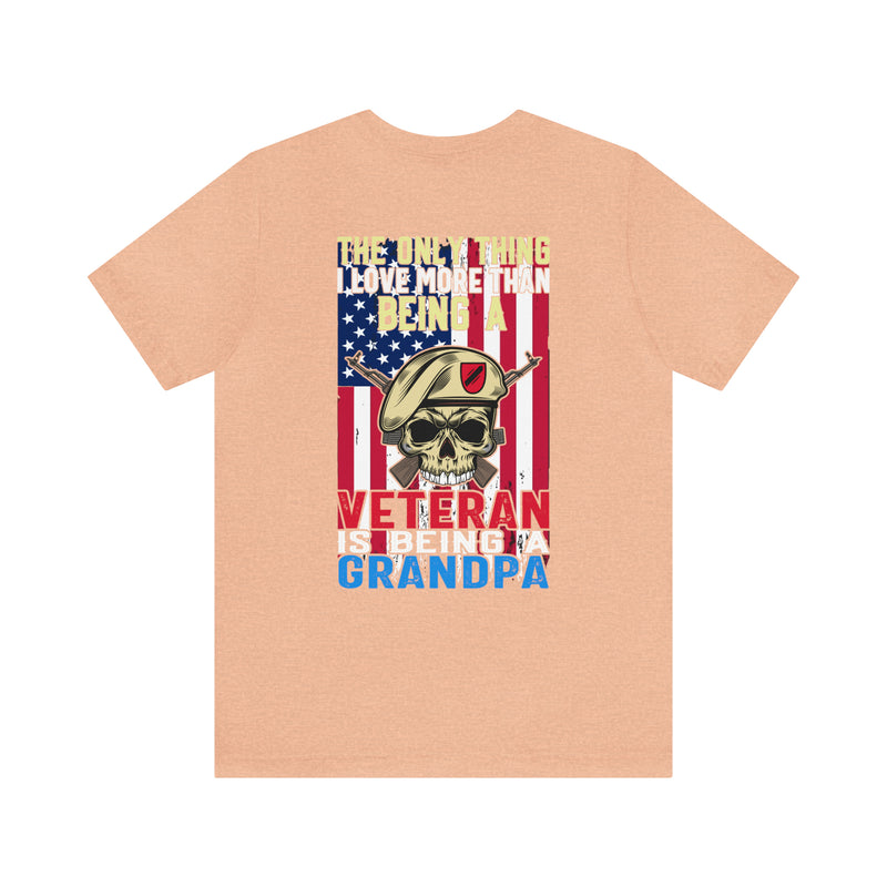 Veteran-Grandpa Pride: The Ultimate Military Design T-Shirt for Proud Grandfathers!