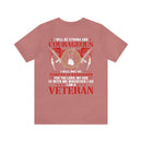 Fearless and Faithful: Military Design T-Shirt - Strong, Courageous, and Committed Veteran