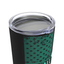 Empowering Awareness: 20oz Tumbler in Black with 'PTSD Awareness - I Wear Teal' Design