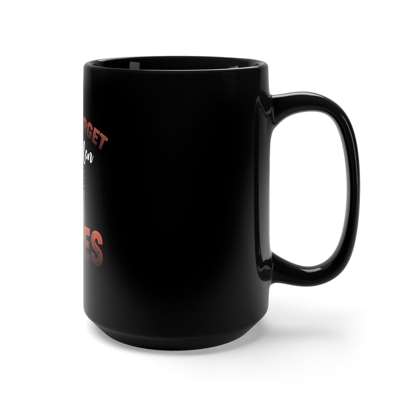 Honoring Our Fallen Heroes 15oz Military Design Black Mug: Remembrance and Respect