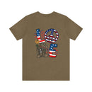 Love & Loyalty: Military Design T-Shirt - Wear Your Heart on Your Sleeve!