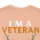 Veteran Themed T-Shirt with 'I Can Fix Stupid' Humorous Military Design