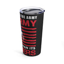 The Soldier's Spirit: 20oz Military Design Tumbler - Empower Your Army with Strength and Unity!