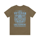 Eternal Oath: Military Design T-Shirt - 'I Am a Veteran - My Oath of Enlistment Has No Expiration Date