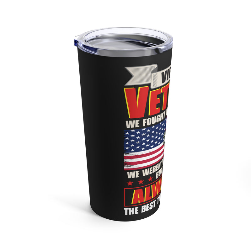 Vietnam Veteran's Resilience: Honoring Unsung Heroes with our 20oz Military Design Tumbler