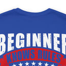 Beginners Know Rules, Veterans Know Exceptions Military Design T-Shirt