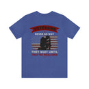 Ever Ready Veterans: Military Design T-Shirt - Always Prepared, Never Forgotten