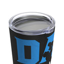 Legendary Dad: 20oz Black Military Design Tumbler - 'Dad: The Man, The Myth, The Legend - Veteran'