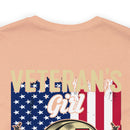 Veteran's Girl: Keep Back 200 Feet - Military Design T-Shirt with Attitude and Pride