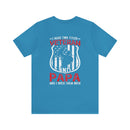 Proud Veteran & Loving Papa: Military Design T-Shirt with Dual Titles