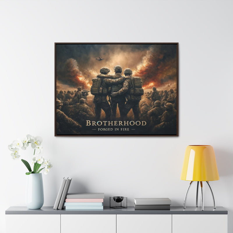 Brotherhood: Forged in Fire - Framed Canvas