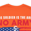 The Heart of the Army: Military Design T-Shirt - Soldiers Make the Army, Army Makes the Difference